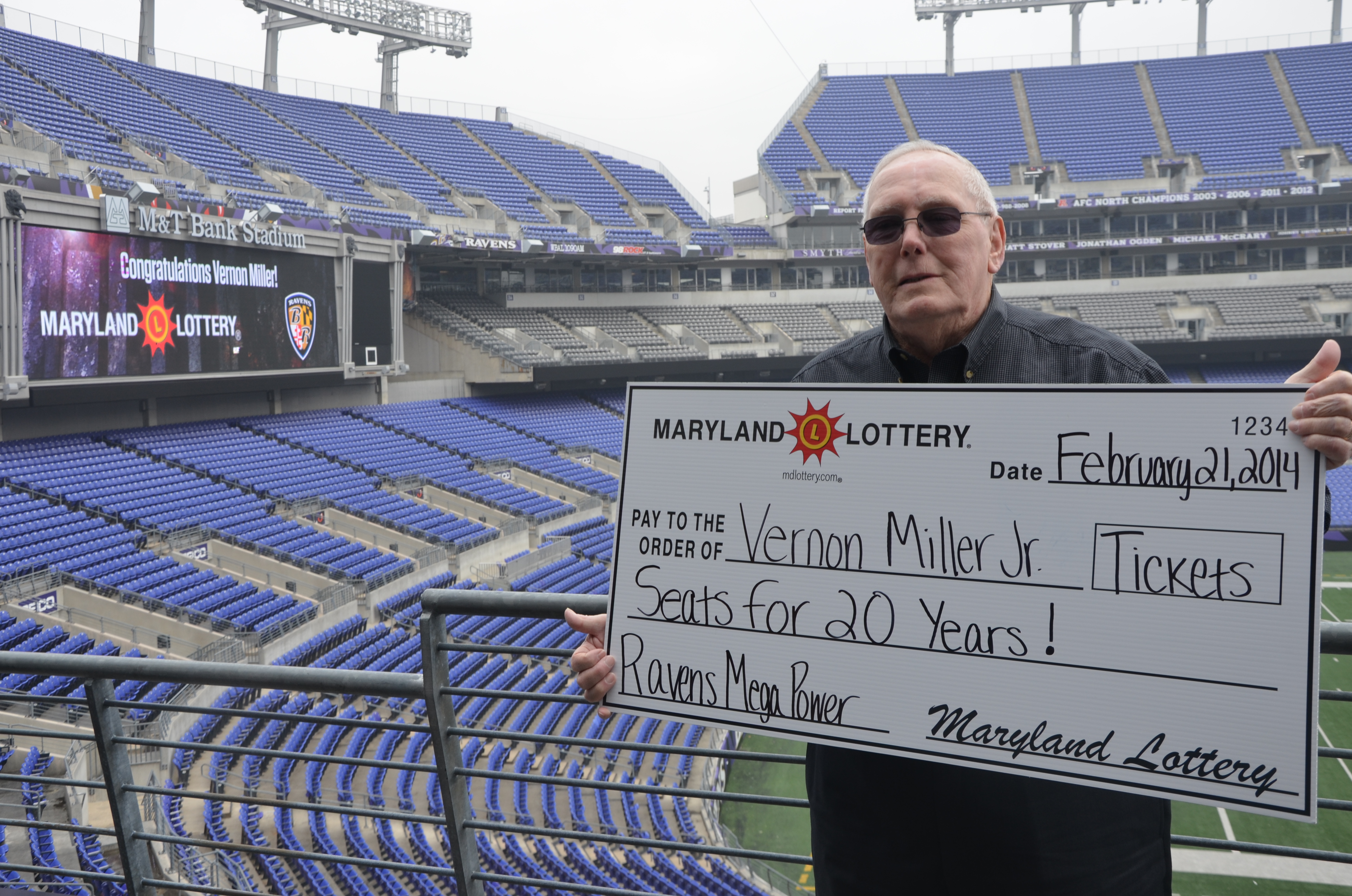 Harford Co. man wins Ravens tickets for 20 years