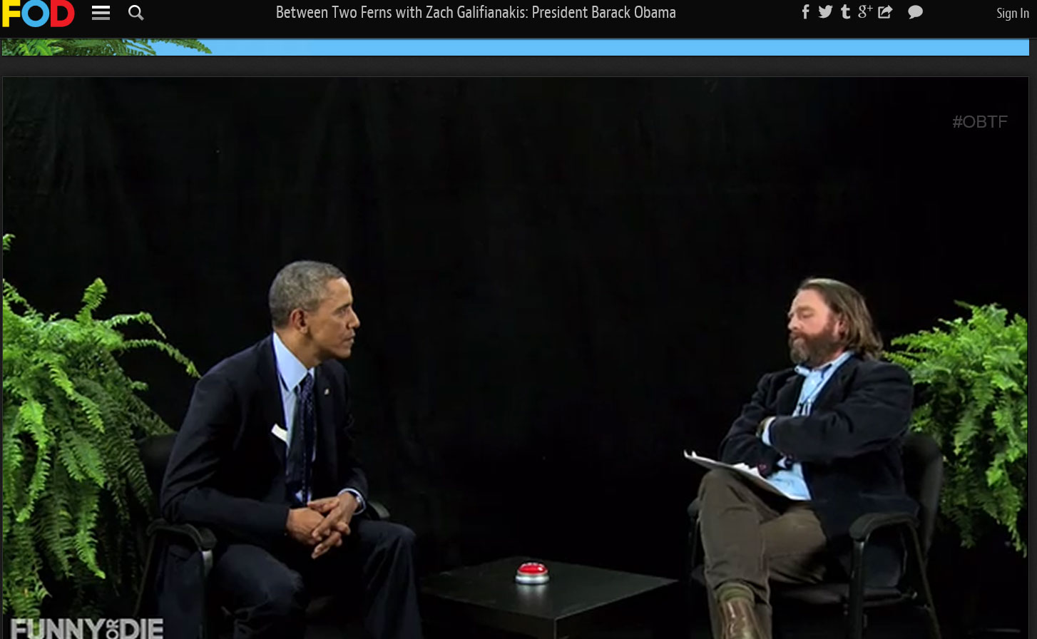 President Obama appears on Funny or Die 