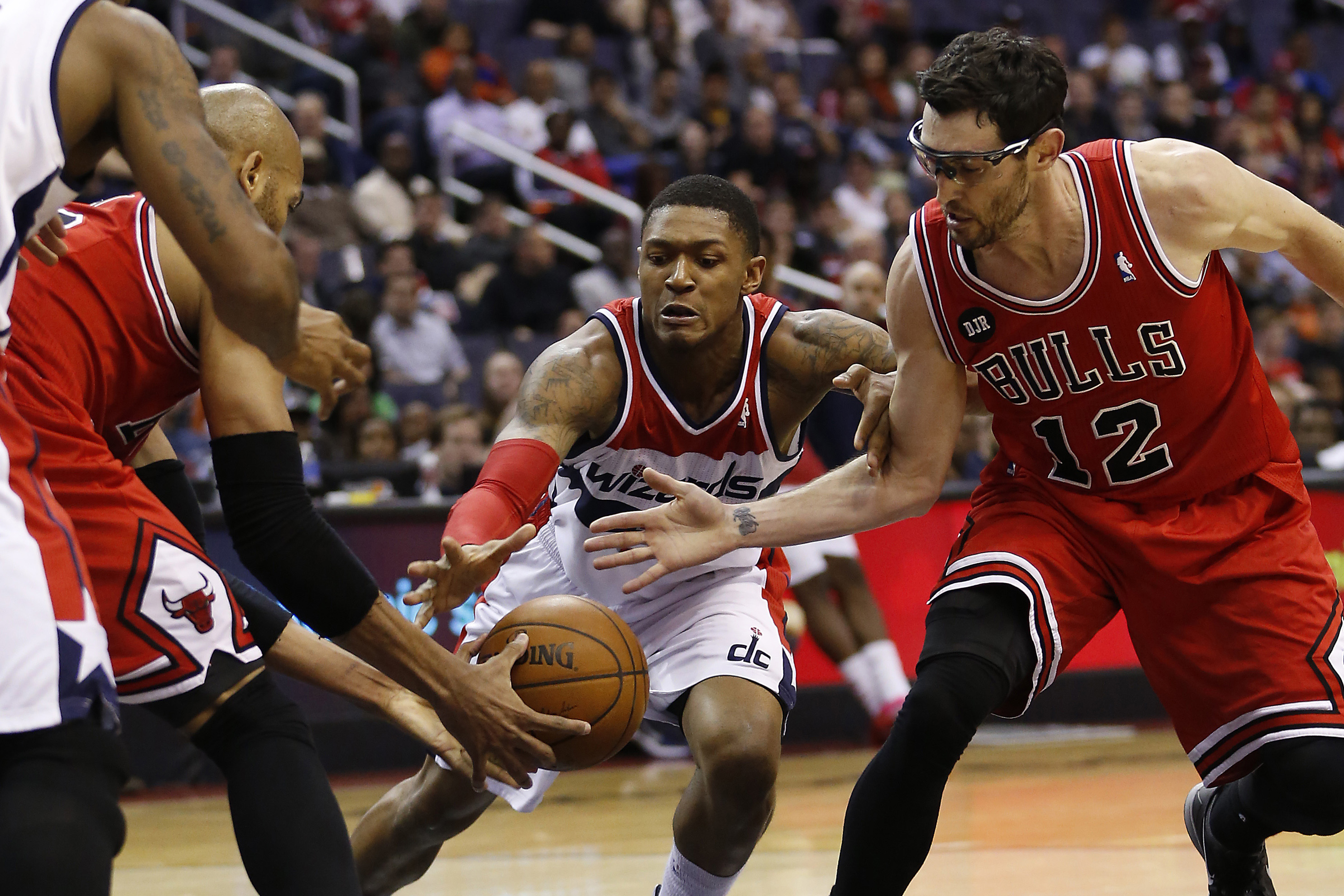 Bulls win 5th in a row beat Wizards 96 78 wusa9