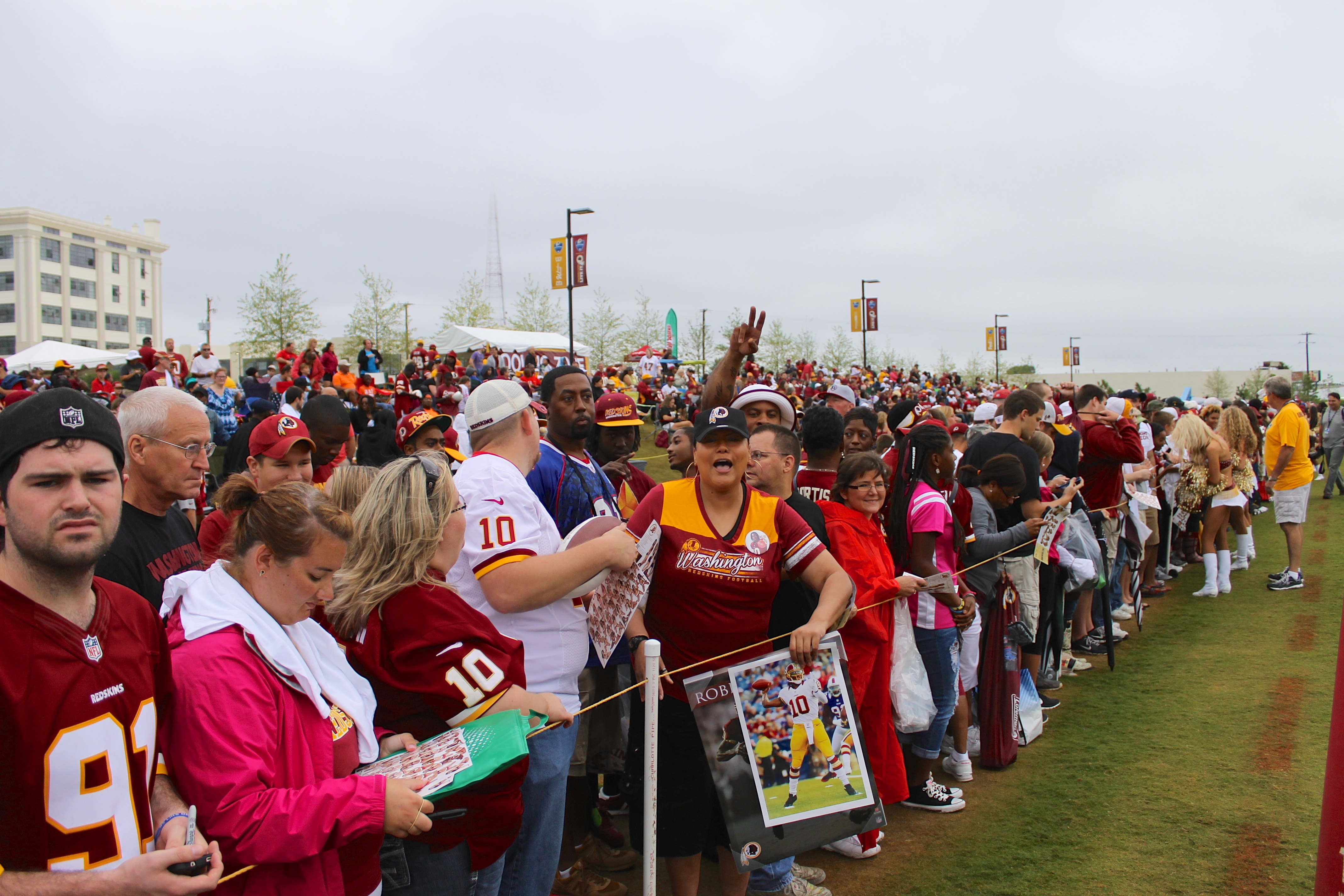 Redskins Kick Off Fantennial Weekend With Local High School Football Game  Surprise