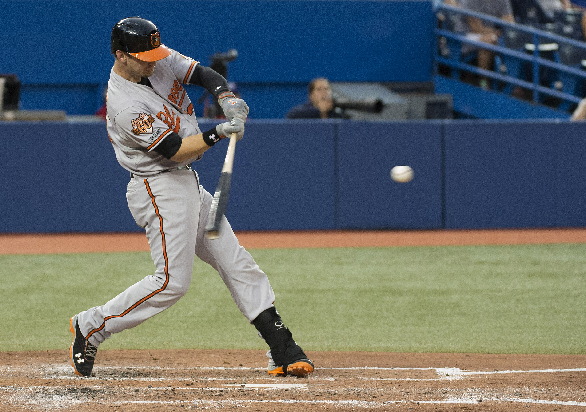 EDWIN ENCARNACION Blue Jays DH hits a two-run homer in fourth