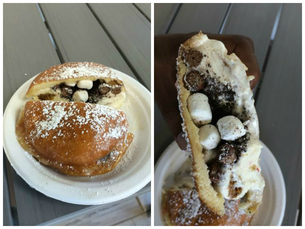 The ultimate sweet treat Icecream filled donuts