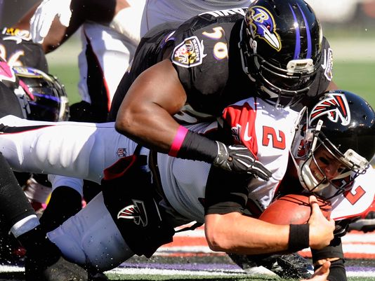 Ravens get defensive in 29-7 win over Falcons