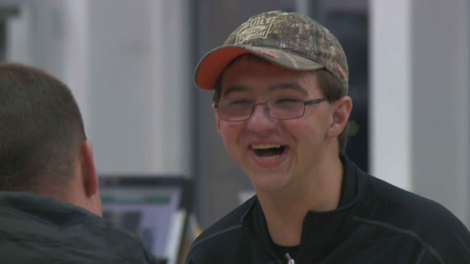 Teen's obsession with car lots brings unexpected gift