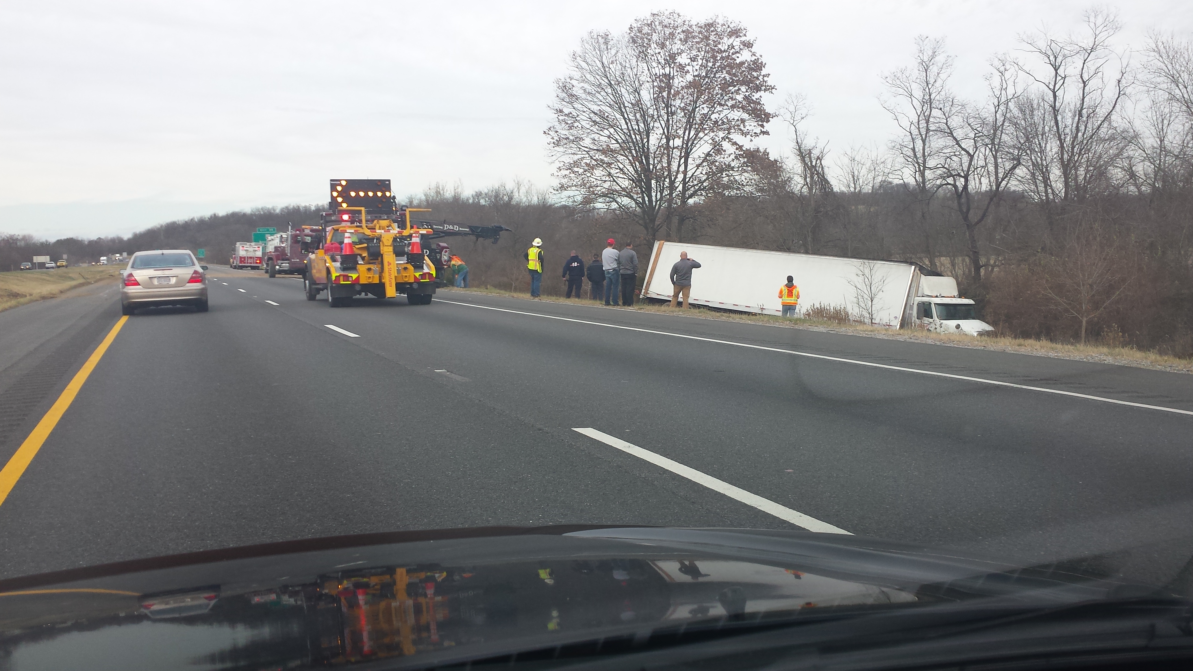 Truck crash on I70 in Md. causes 12mile backup