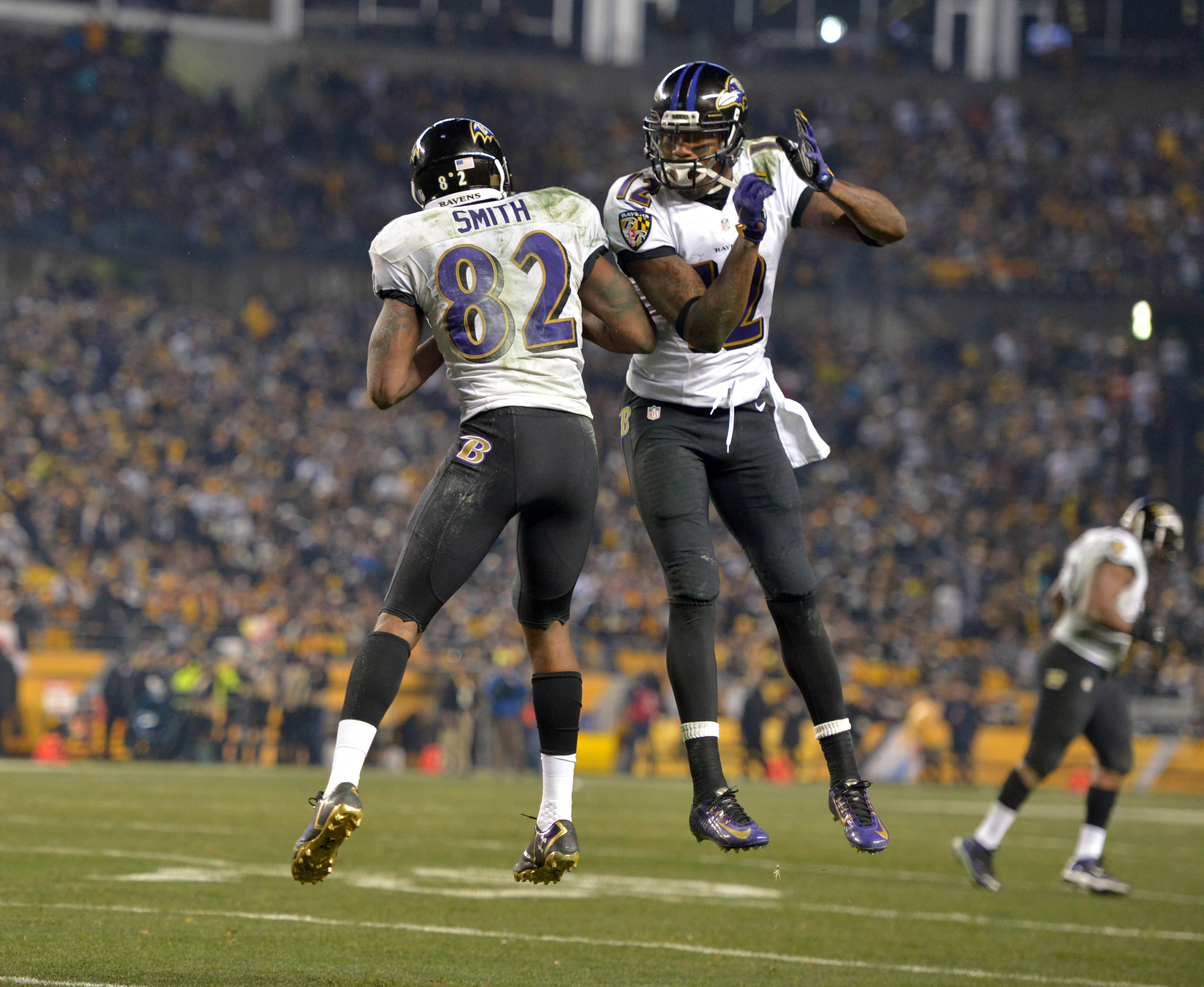 Torrey Smith Game Winning Touchdown Catch Vs. the Pittsburgh