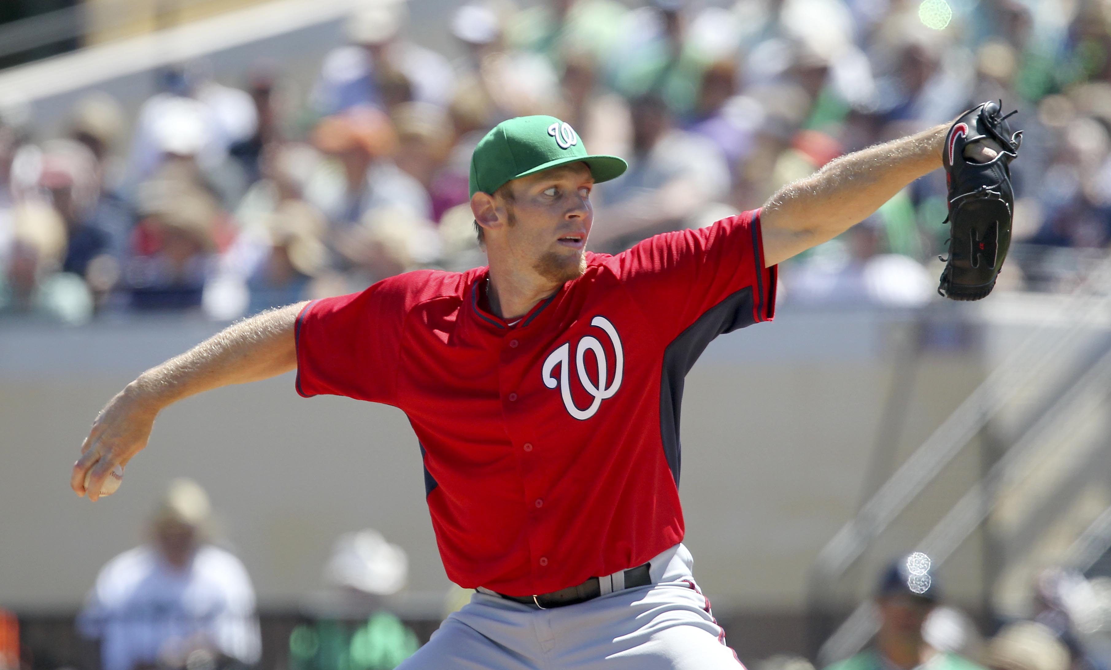 Stephen Strasburg will make his spring debut Tuesday for