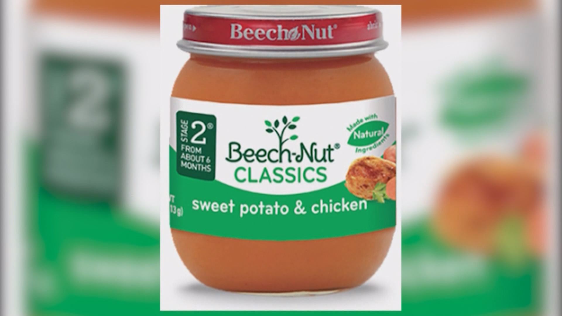 BeechNut Nutrition recalls more than 1,900 lbs of baby food