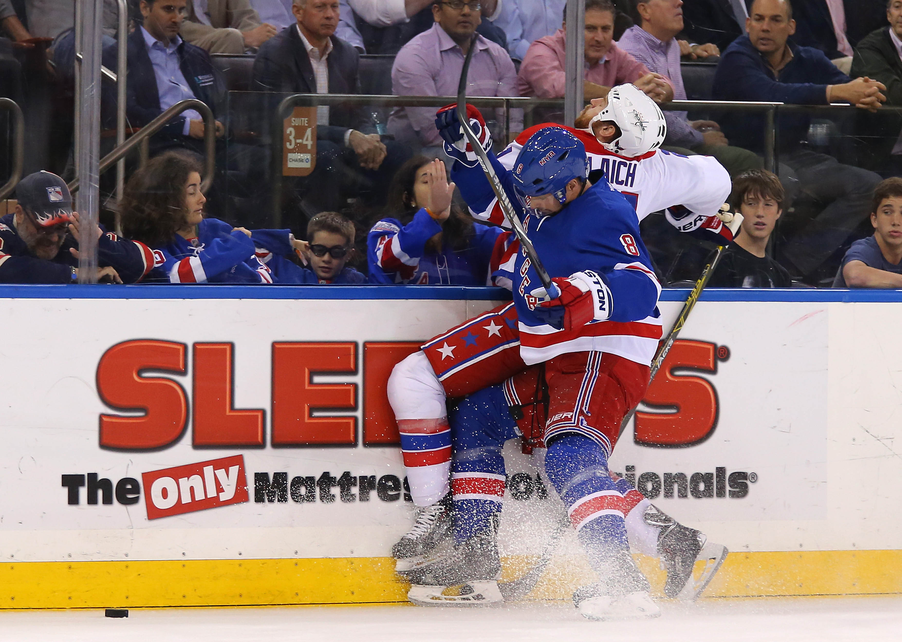 Capitals eliminated by Rangers after OT goal
