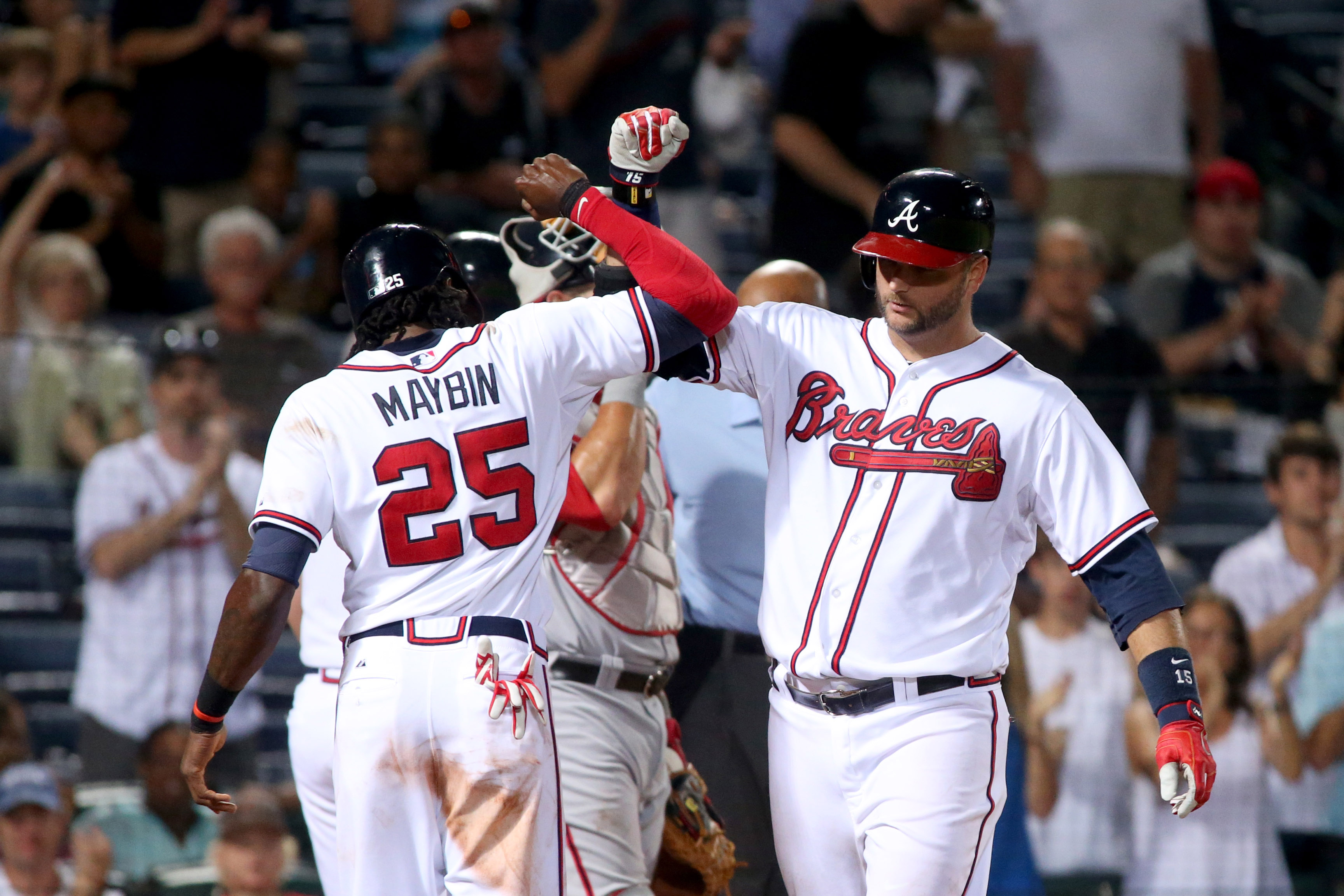 ATLANTA, GA - JULY 04: Rookie Atlanta Braves center fielder