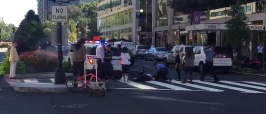 DC police car strikes pedestrian in NW DC | wusa9.com