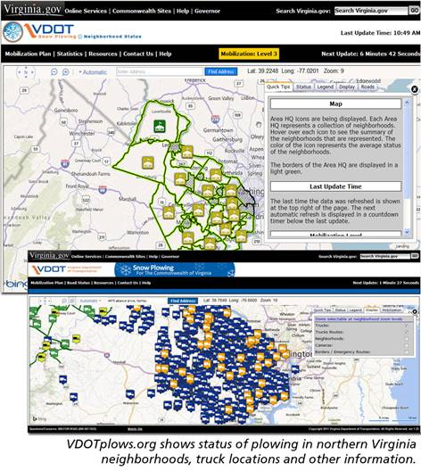 Vdot Snow Plow Map Northern Virginia Residents Can Track Snow Plowing Online | Wusa9.Com