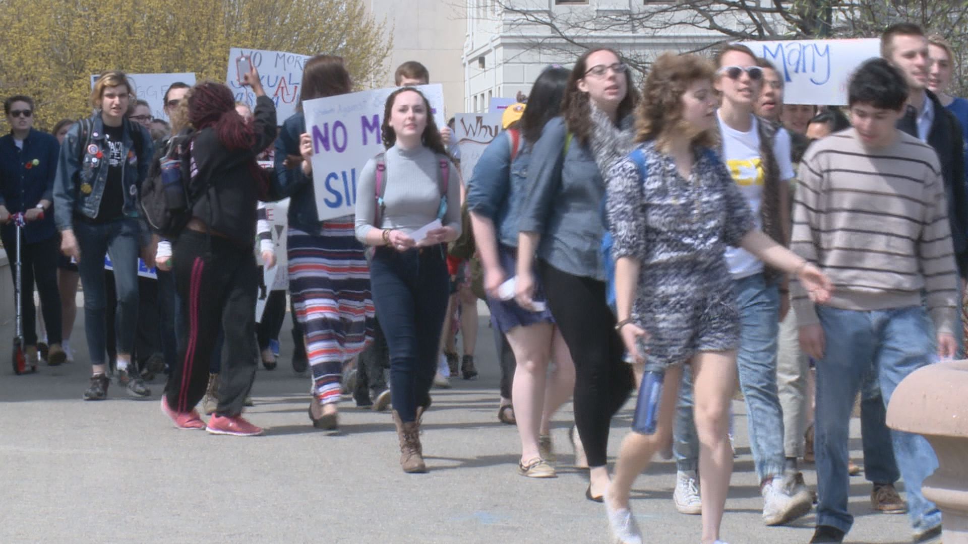 American University students rally against sex assaults | wusa9.com