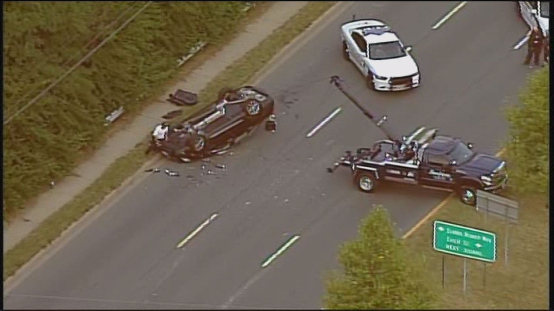 3 children, 1 adult injured in Rockville Pike accident
