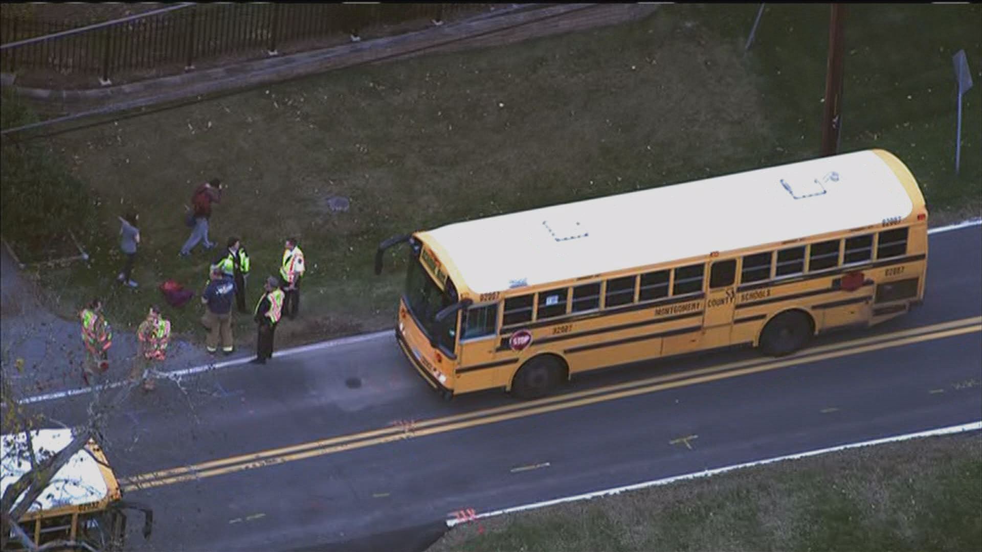 No injuries after SUV hits Montgomery Co. school bus | wusa9.com