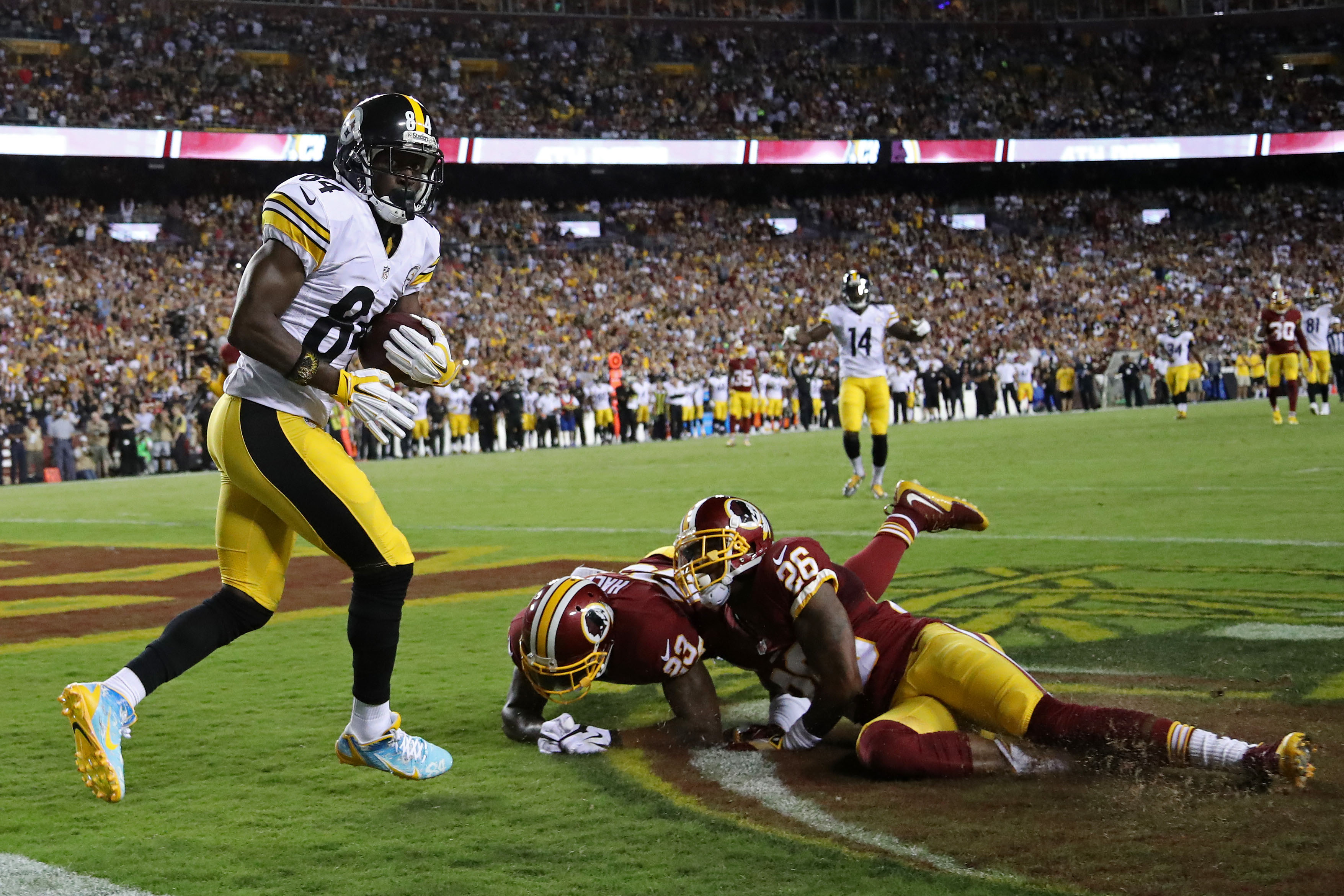 Steelers throttle the Redskins, 38 - 16, in season opener