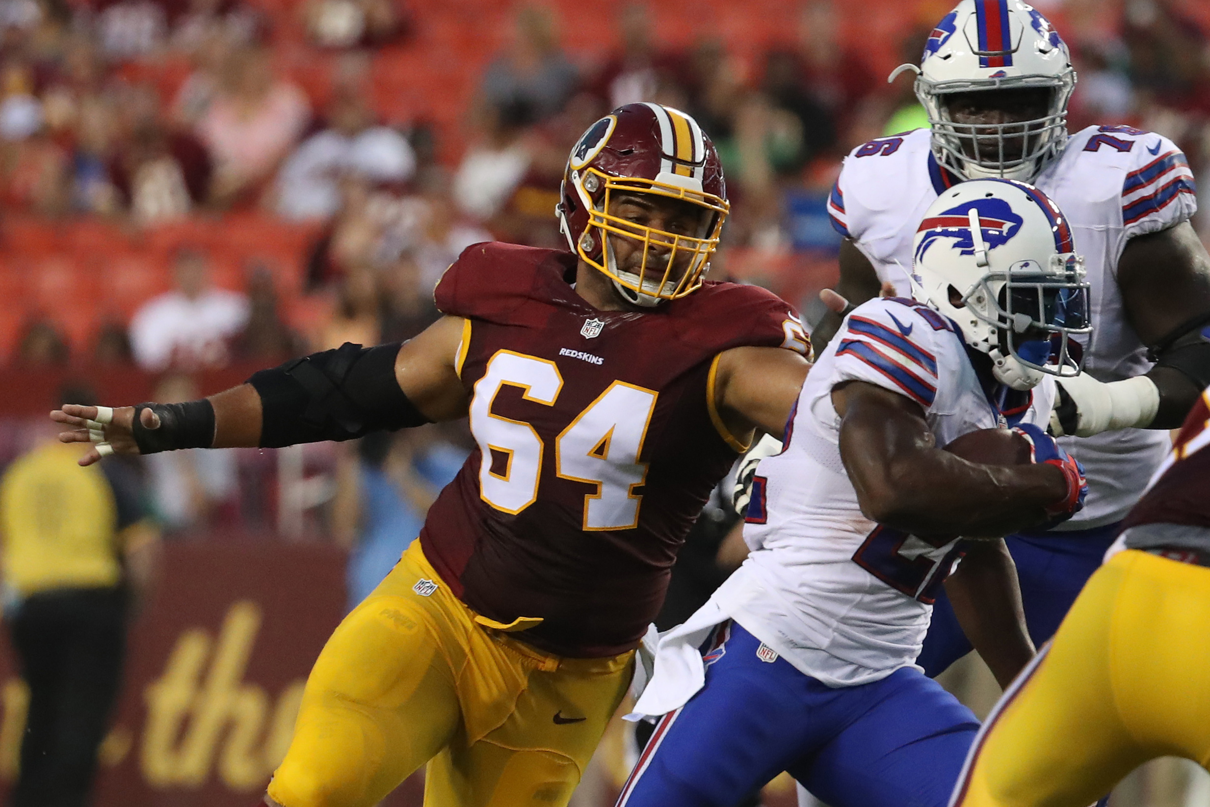 Skins NT Golston to IR; Ioannidis up from practice squad