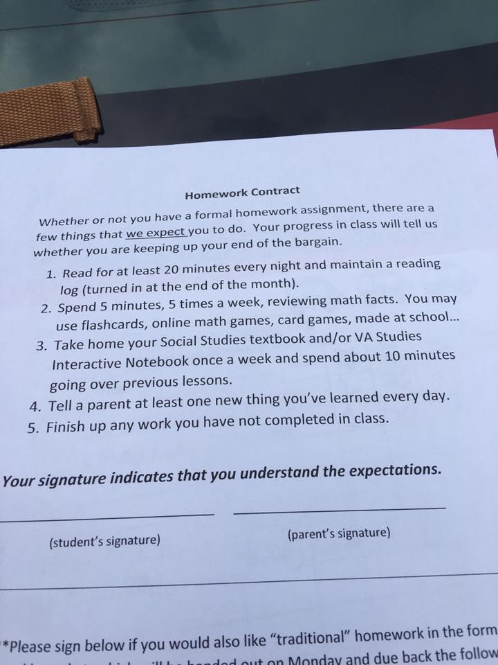 How to write a behavior contract image