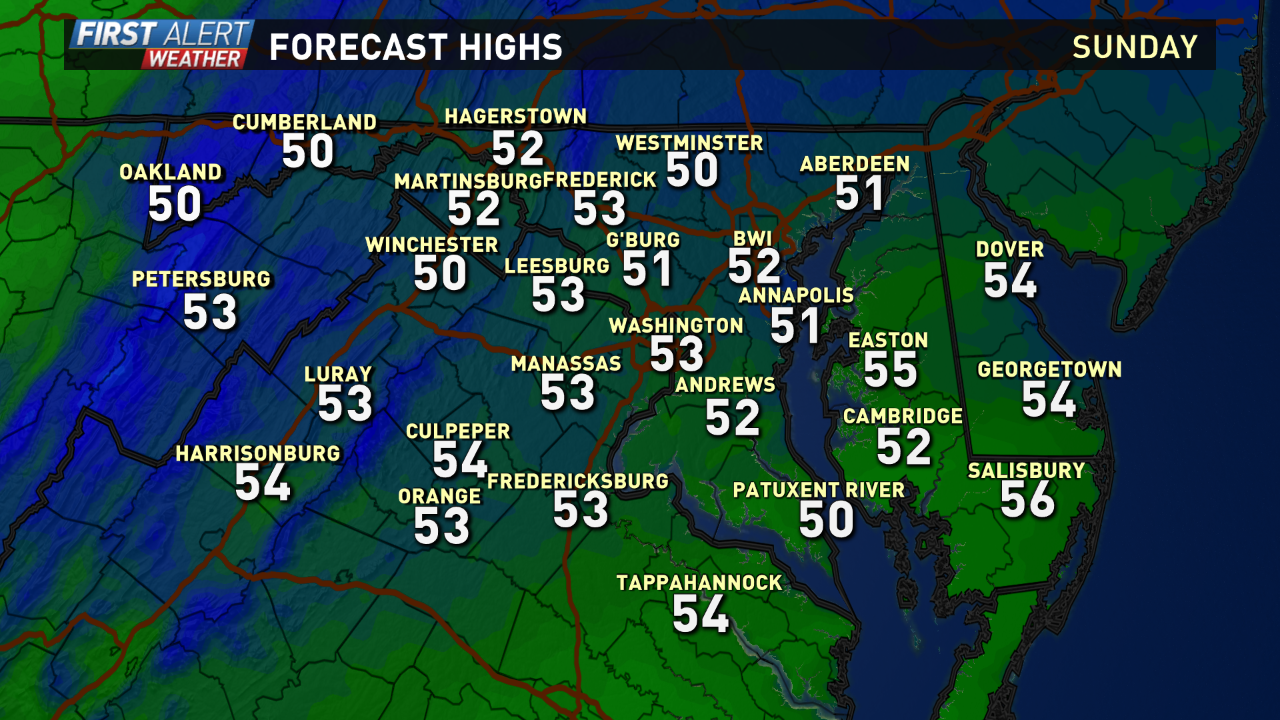 Local Weather Forecast DC Maryland Virginia