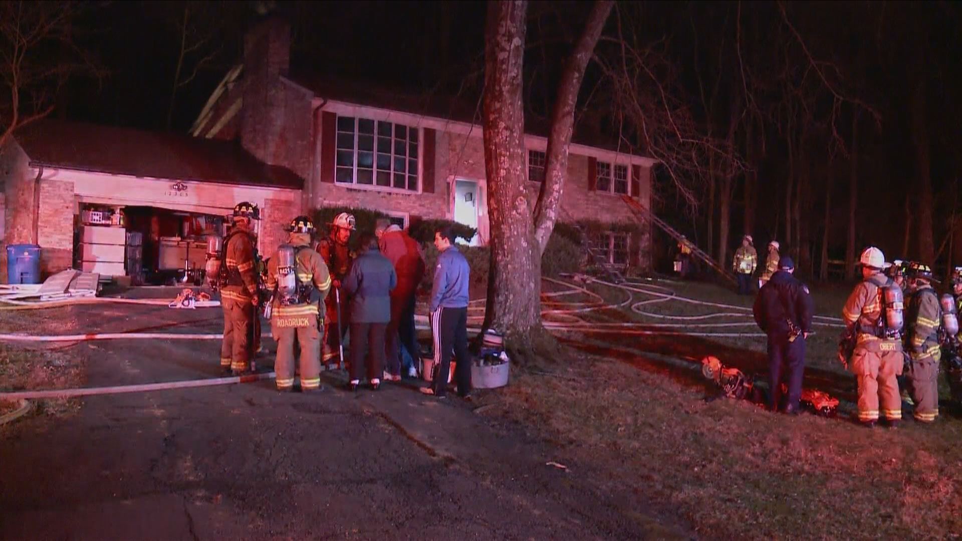At least 3 people displaced by house fire in Herndon