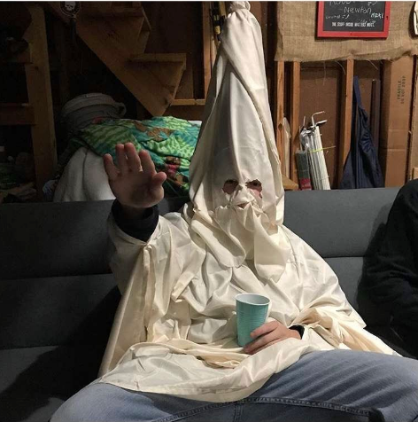 High School Student Wears KKK Halloween Costume Through 4 Class