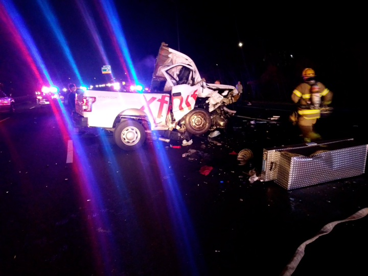 Wrong way driver killed in violent, head-on collision with Xfinity ...