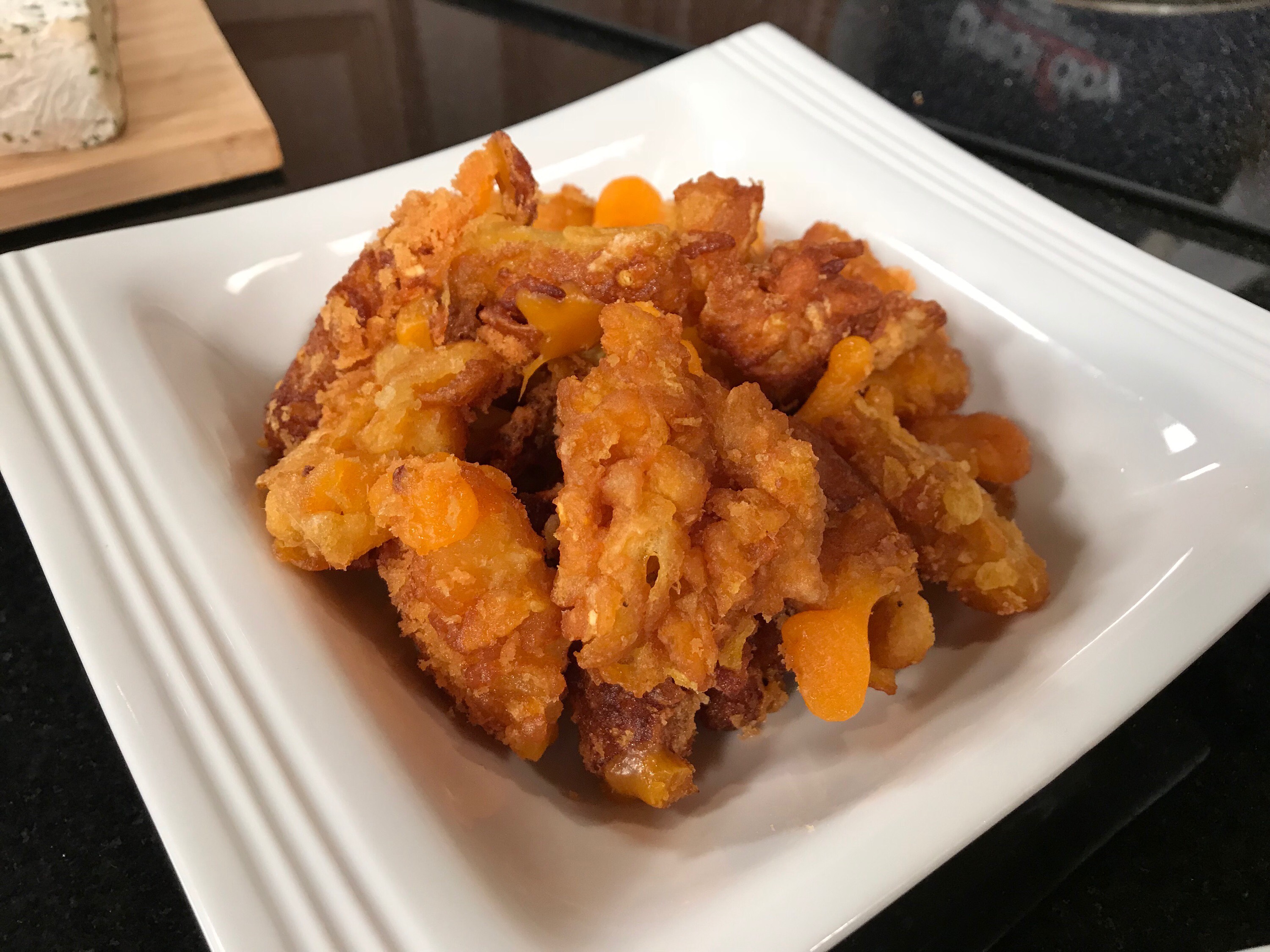 Fried cheese McMuellers for National Cheese Day