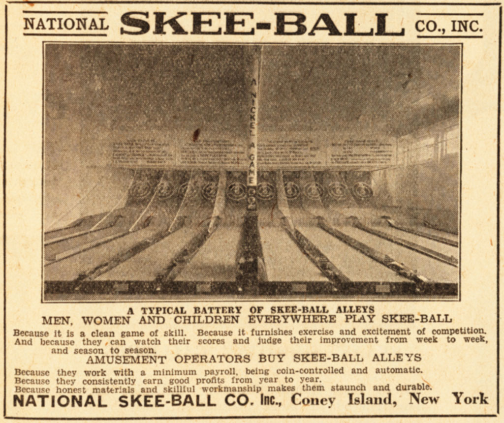 skee ball 1908