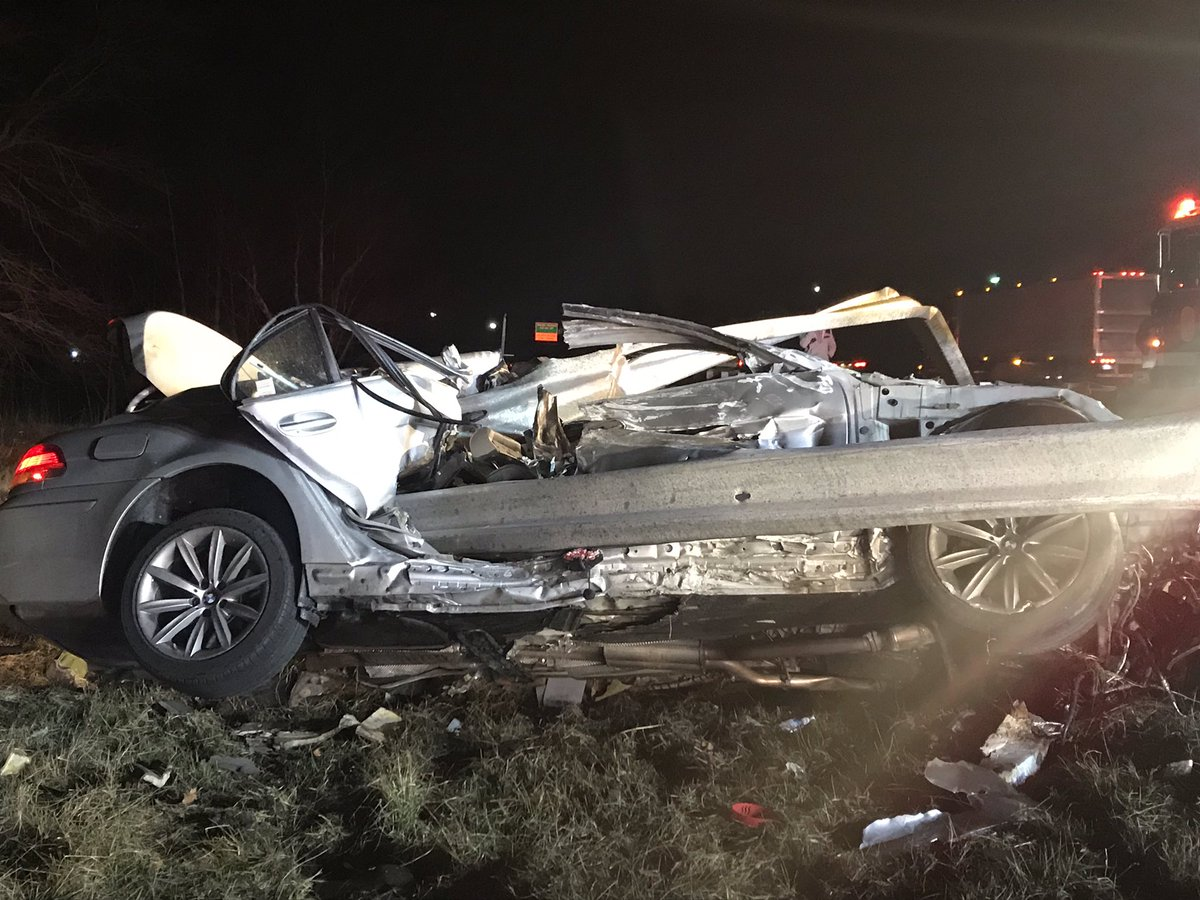 1 Person Injured After Car Crashes Into Guardrail In Beltsville | Wusa9.com