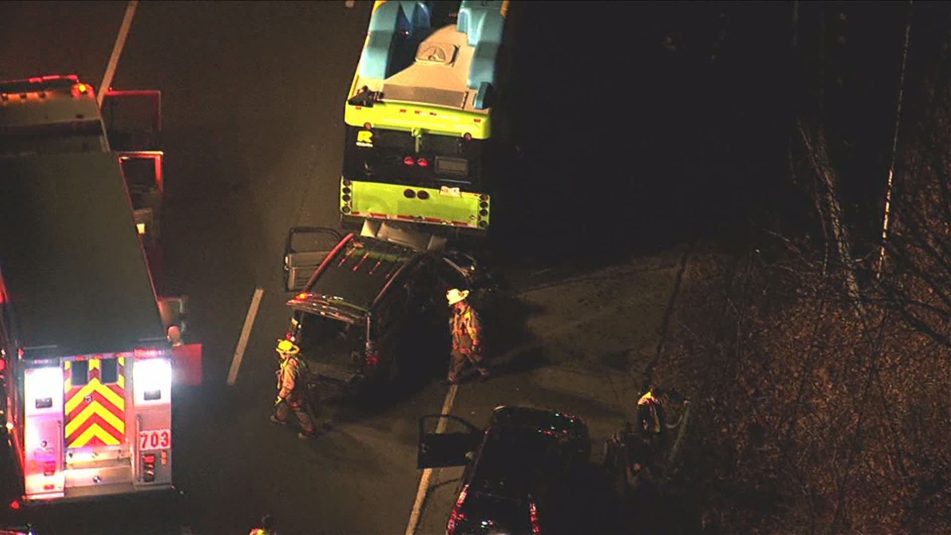 At least 10 injured, driver dies after bus crash in Montgomery Co ...