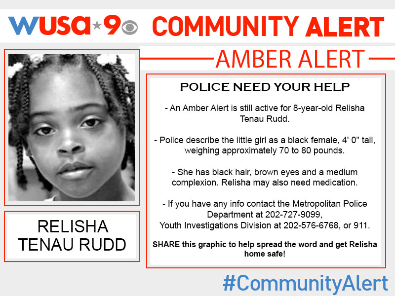 Relisha Rudd Dc DC Police request billboards 5 days after Amber Alert | wusa9.com