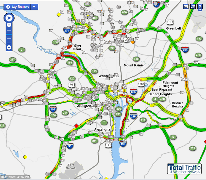 TRAFFIC BLOG: Heavy traffic on Inner/Outer Beltway | wusa9.com