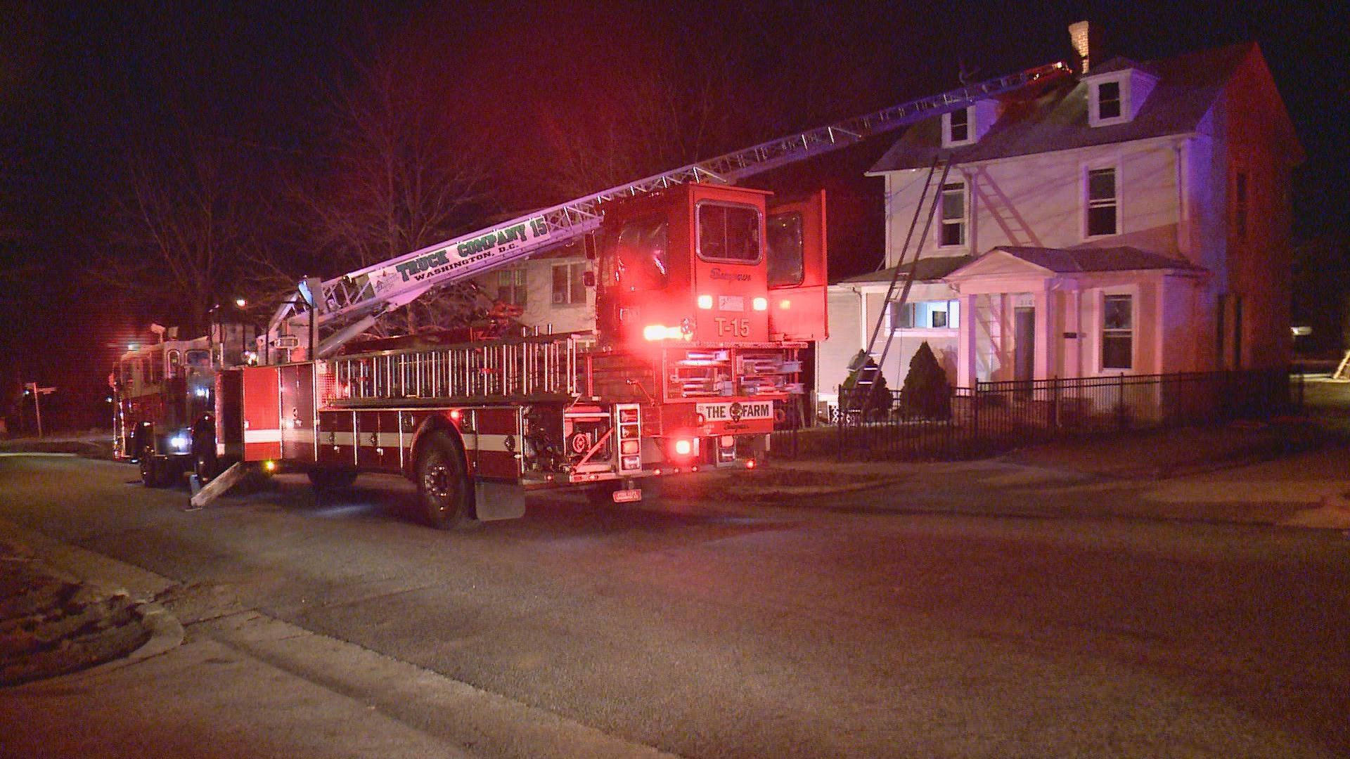 Firefighters respond to house fire in D.C. | wusa9.com
