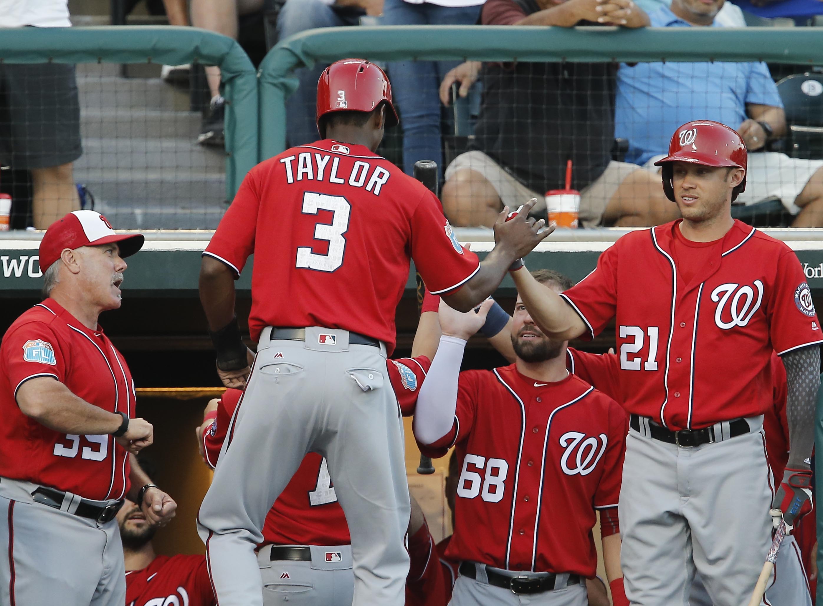 Taylor gets 3 hits, Nationals beat Braves 11-1 | wusa9.com