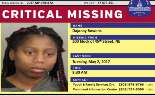 FOUND: 15-year-old girl from Northeast, DC | wusa9.com